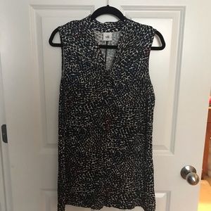 CABi sleeveless shirt black/white and subtle color
